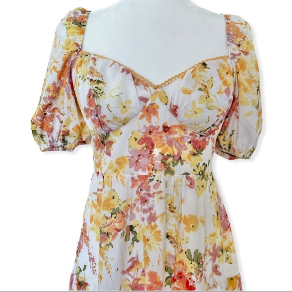 Hello Molly Only One I’ll Love Midi Dress Med/6 US - Picture 6 of 15